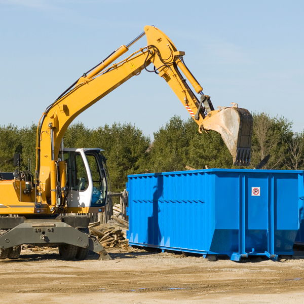 can i request a rental extension for a residential dumpster in Blue Ridge Alabama